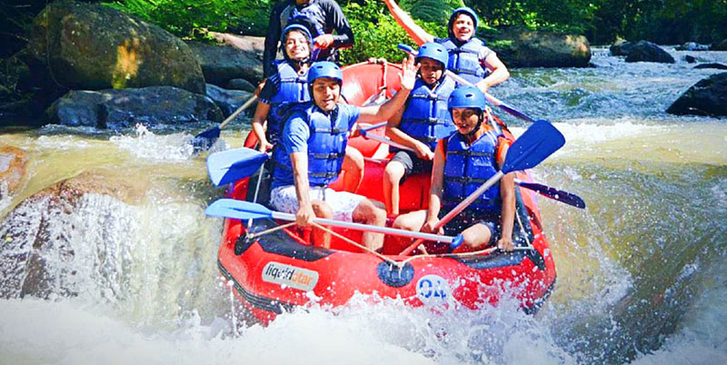 Ayung Rafting + Seawalker + Spa Packages