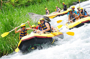 Telaga Waja Rafting and Bali Bird Park Packages