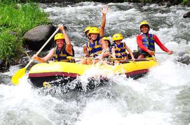 Telaga Waja Rafting + Horse Riding + Spa Packages