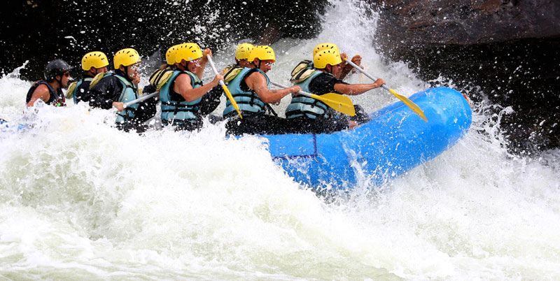 Melangit Rafting and Jimbaran Seafood Dinner Packages