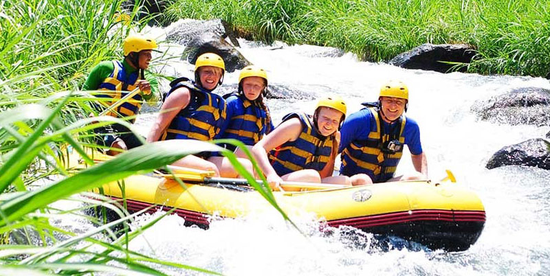 Telaga Waja Rafting + Horse Riding + Spa Packages