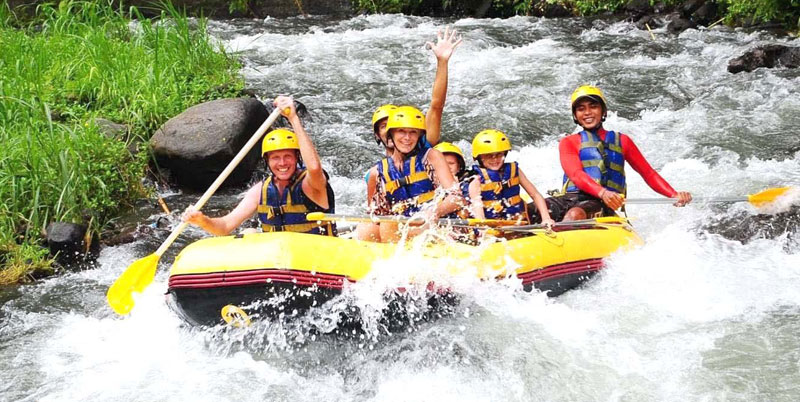 Telaga Waja Rafting + Bali Swing + Spa Packages